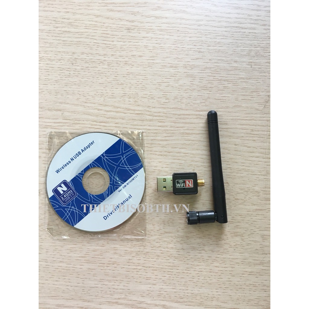 Usb thu wifi có râu dành cho đầu thu DVB-T2, máy tính, laptop - bắt sóng khỏe.