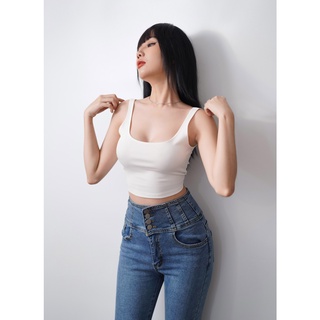 Áo croptop trơn basic/ Code A0498