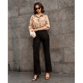 OLV - Quần Midnight Textured Flare