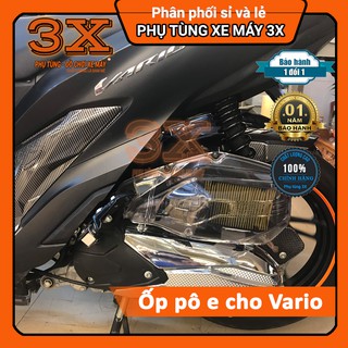 🔥🔥[ Chính hãng ]🔥🔥 Ốp lọc gió vario 2018 - 2019 - 2020 | Ốp pô e trong suốt cho vario 125 - 150  [ bảo hành 1 năm ]