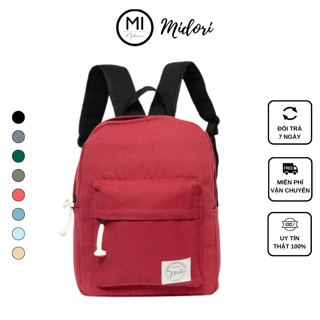 Balo thời trang đi học nam nữ siêu bền đẹp local brand chính hãng Mi Midori
