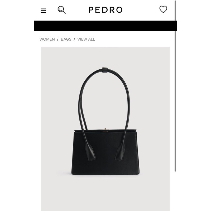 Túi P.e.d.rio đen kèm ví