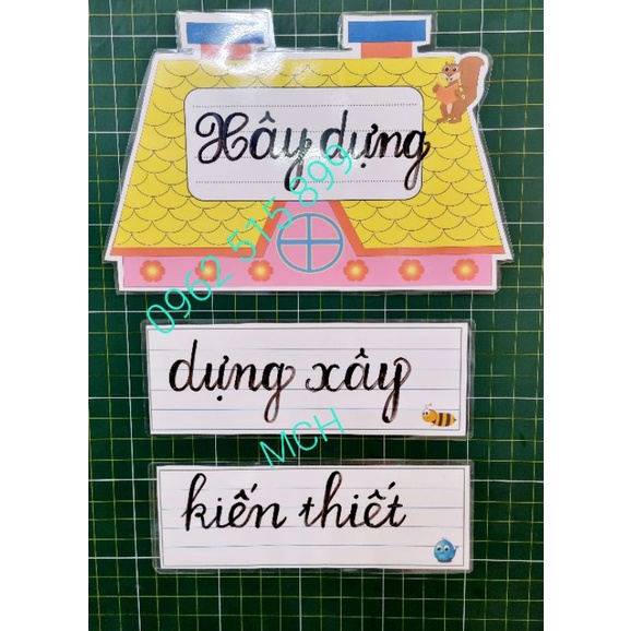 💥 BỘ GHÉP MÁI NHÀ KHỔ A3 💥 In + Ép + Nam Châm lá