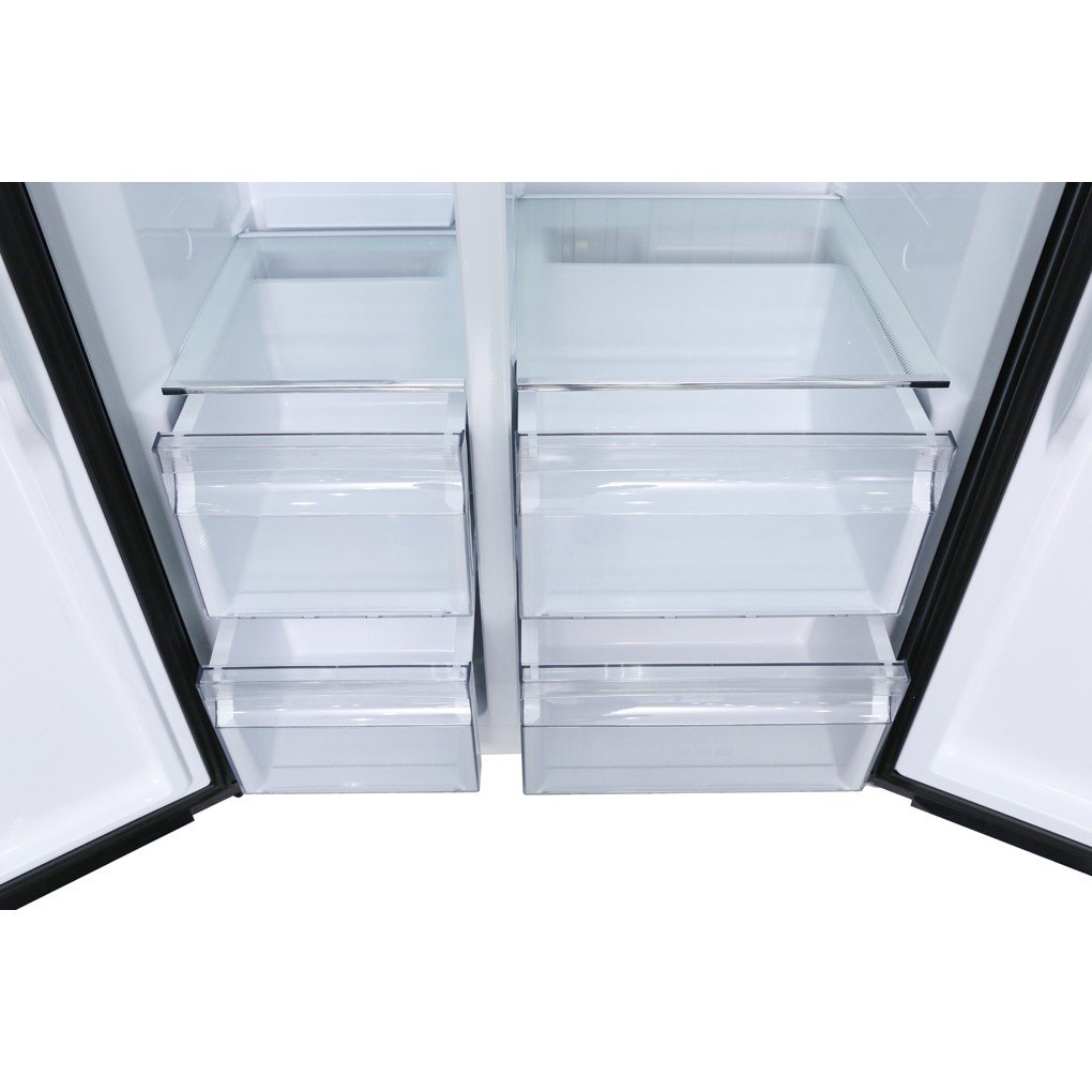 [ VẬN CHUYỂN MIỄN PHÍ KHU VỰC HÀ NỘI ]  Tủ lạnh Aqua 2 cửa màu đen 557/510 lít AQR-I565AS(BS)