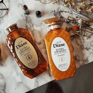 Dầu Xả Vào Nếp Thẳng Moist Diane Extra Straight 450ml