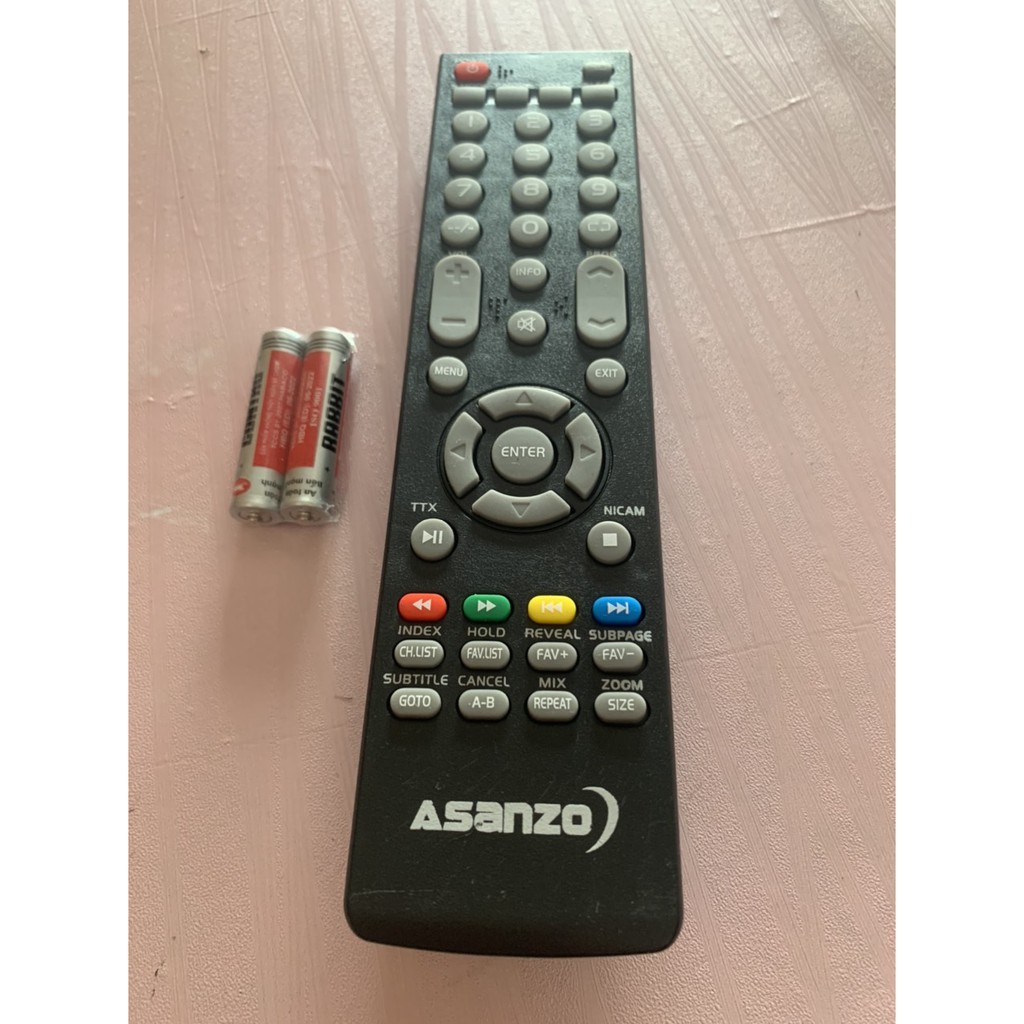 REMOTE ĐIỀU KHIỂN TIVI ASANZO THƯỜNG KIỂU 1