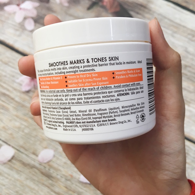 Sáp Dưỡng Giảm Sẹo Giảm Vết Nứt Da Chống Rạn Khô Da COCOA BUTTER FORMULA PALMER