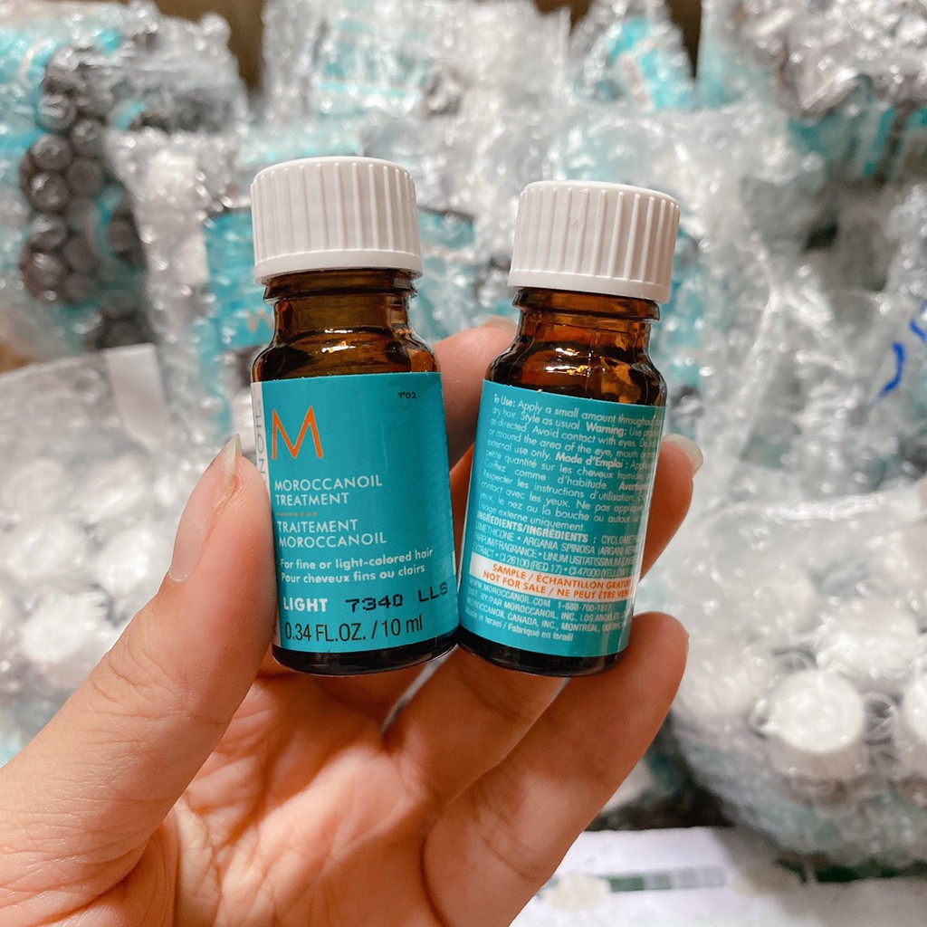 [Minisize 10ml] Tinh dầu dưỡng tóc MOROCCANOIL TREATMENT 4.9 - Dầu dưỡng tóc phục hồi tái tạo và làm mới tóc