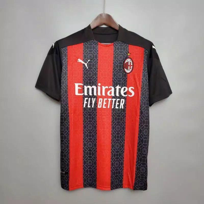 Jersey AC MILAN HOME 2020 / 2021 Nhập Khẩu Từ Thái Lan