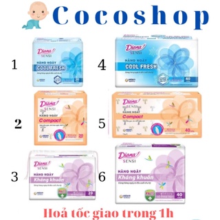 Băng vệ sinh Hằng Ngày Diana Cool fresh- mỏng nhẹ- kháng khuẩn