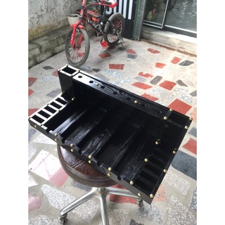 khay gỗ đựng tông đơ