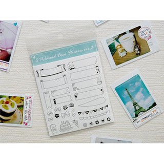 Set 6 tấm sticker trang trí sổ, planner