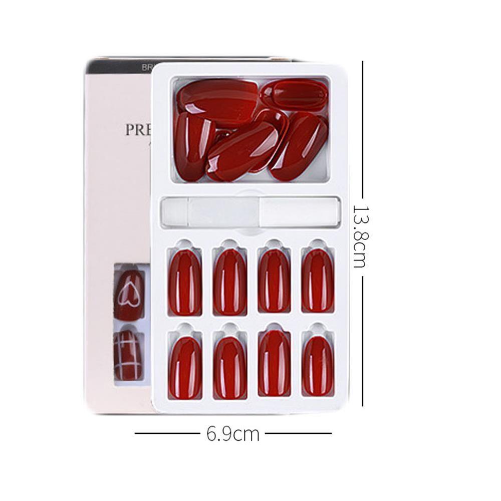 Set 24 Móng Tay Giả Có Thể Tái Sử Dụng