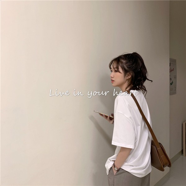 NZN Áo Thun Tay Ngắn Cổ Tròn In Hình Thời Trang Phong Cách Cá Tính