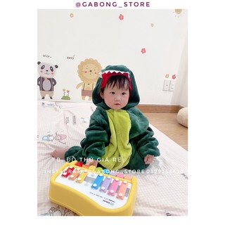 bộ đồ thú khủng long cho bé