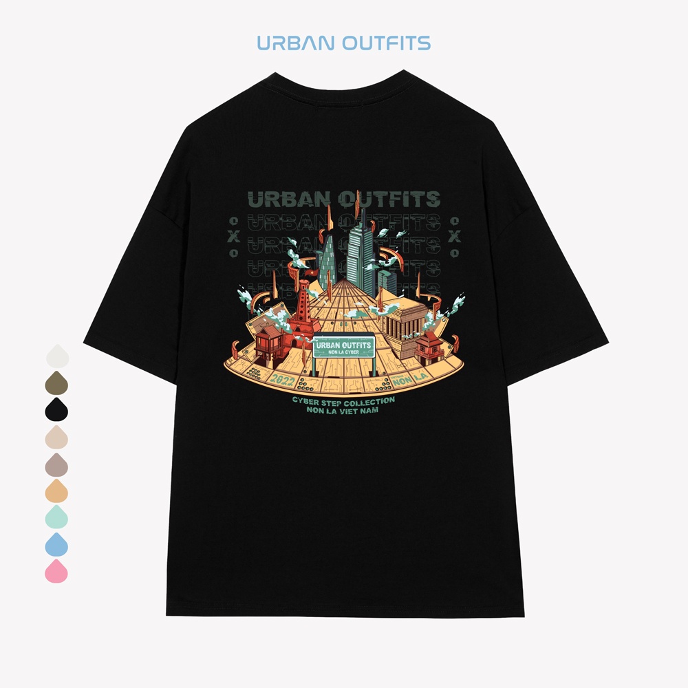 Áo Thun Tay Lỡ URBAN OUTFITS ATO134 Form Rộng  Local Brand In Hình ver 2.0 Chất Vải 100% Compact Cotton 250GSM