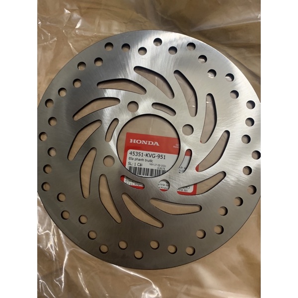 Đĩa thắng trước Ab 110 + 125 / Sh mode/ PCX zin Hãng Honda