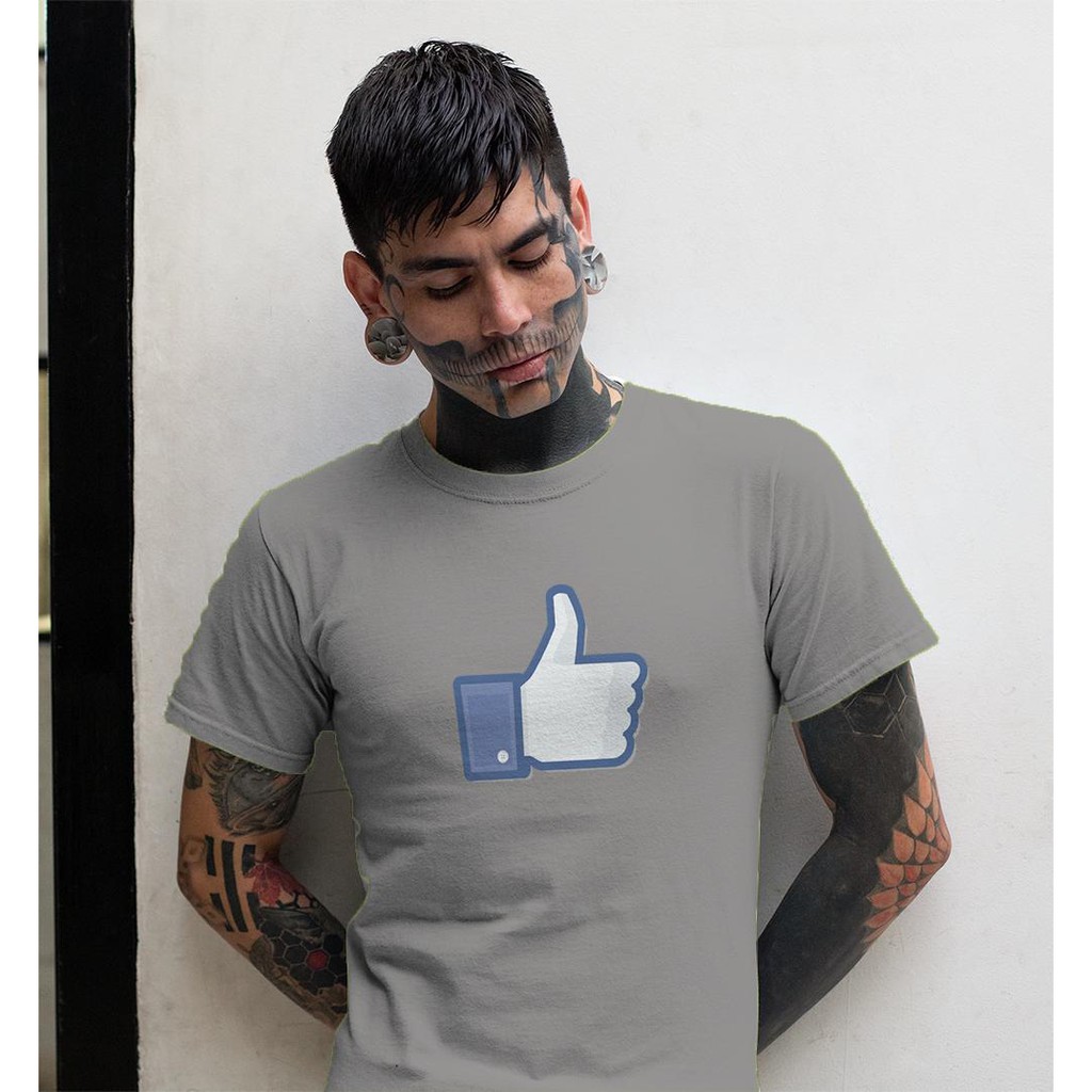 Áo thun in hình facebook Icon Like Facebook