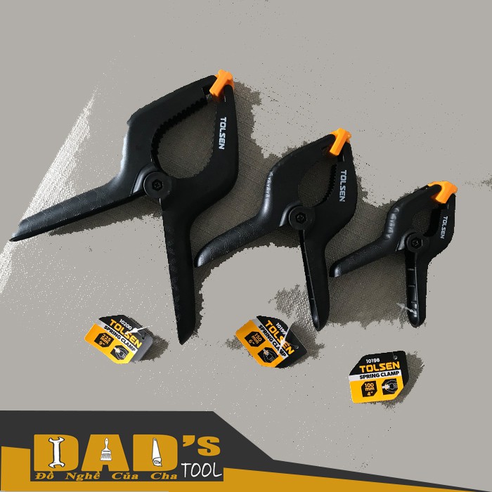 KẸP NHANH CHỮ A 4/6/9" – TOLSEN 10198/99/200