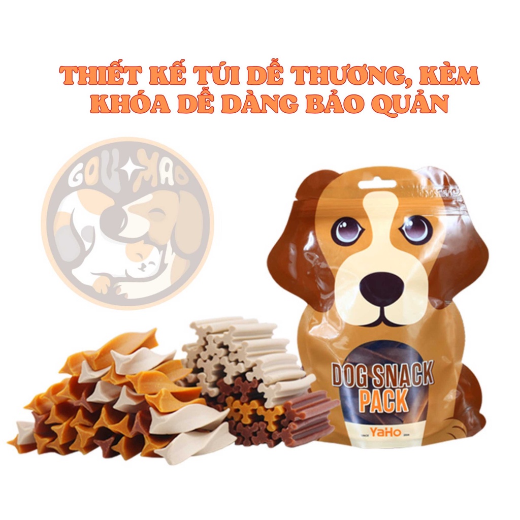 Kẹo sạch răng , thơm miệng , kẹo thưởng cho chó thú cưng Yaho - Goumao pet