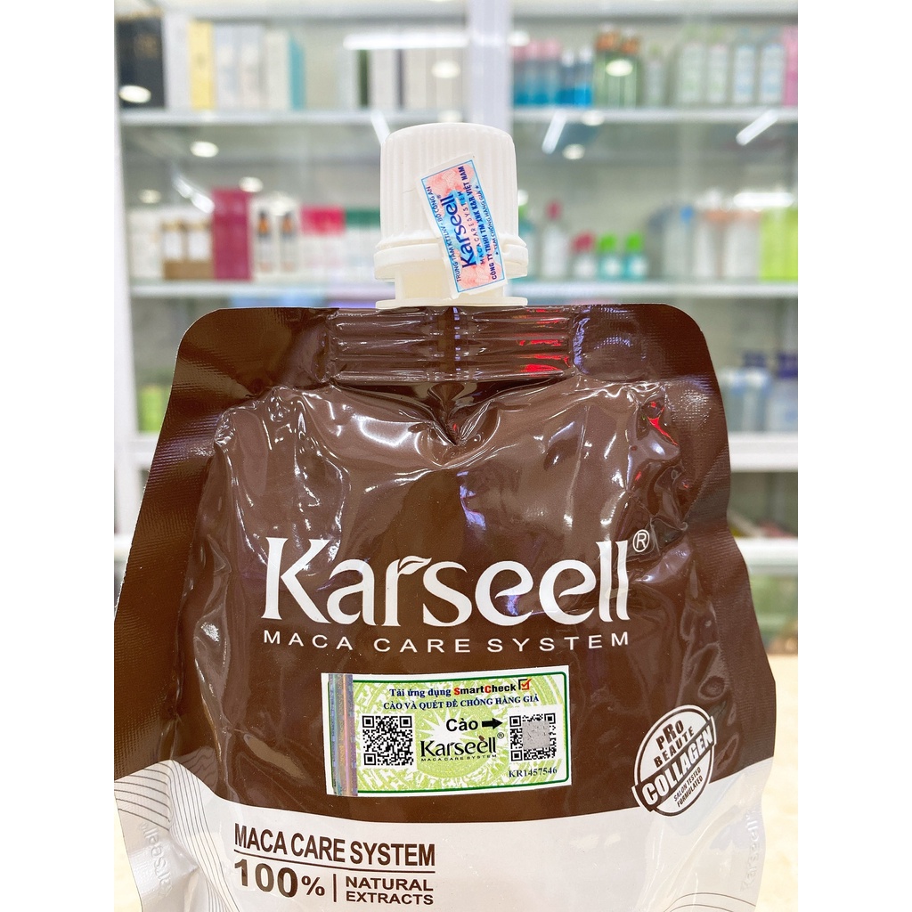 DẦU HẤP TÓC COLLAGEN KARSEELL MACA SIÊU MỀM MƯỢT TÓC 500ML CHÍNH HÃNG MẪU MỚI DATE 2025