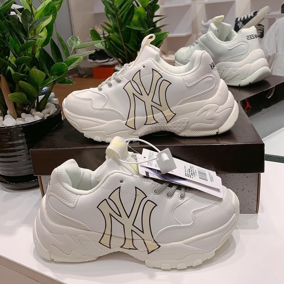 Giày thể thao nam nữ NY cao cấp hàng full box, giày trắng Sneaker ulzzang cao cổ tăng chiều cao 5cm, mẫu mới jordan M5 | WebRaoVat - webraovat.net.vn