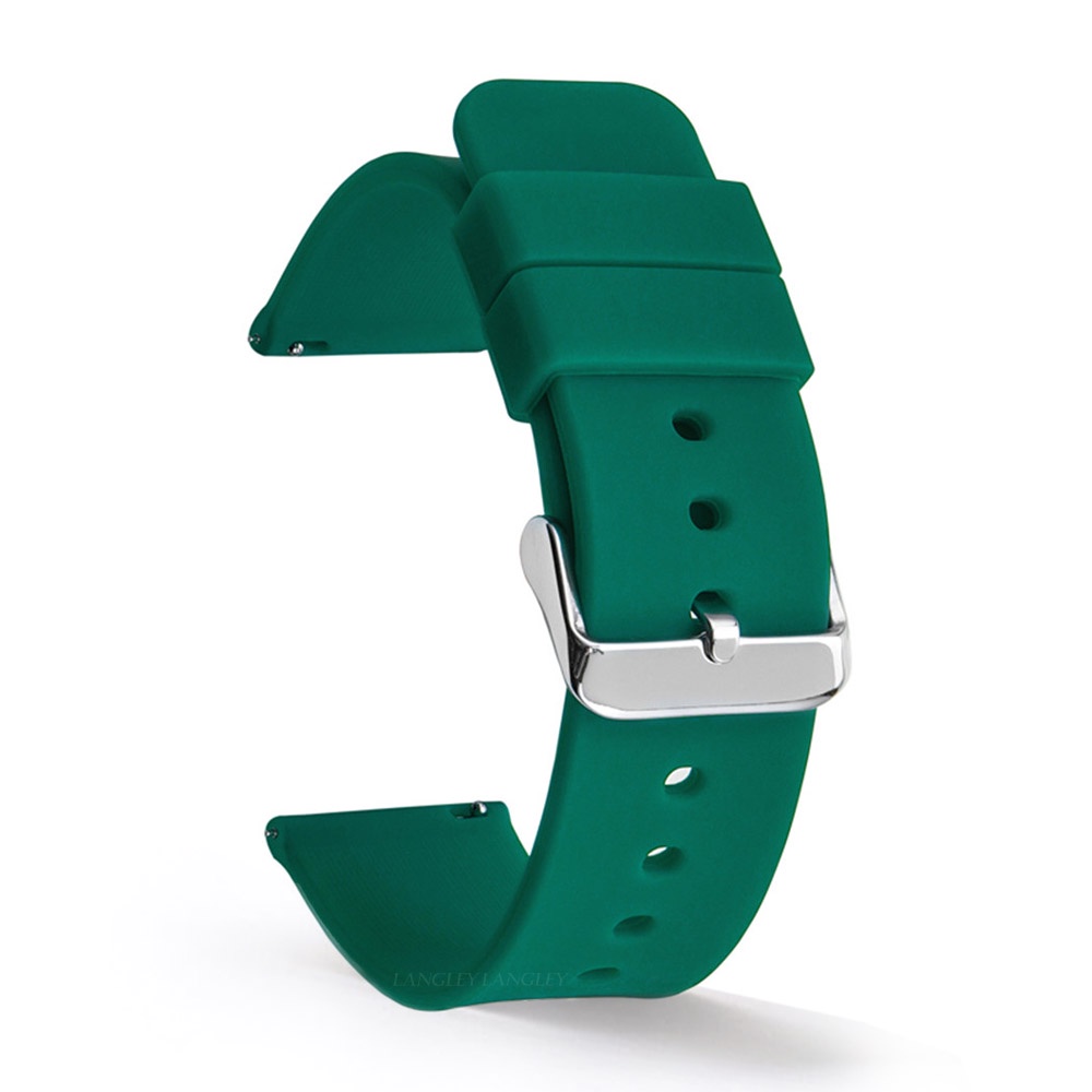 Dây Đeo Đồng Hồ Bằng Silicone Chống Nước Tháo Nhanh Cho Samsung Active 2 Huami Smart Watch14/ 16/ 18/19/ 20/21/22/24mm