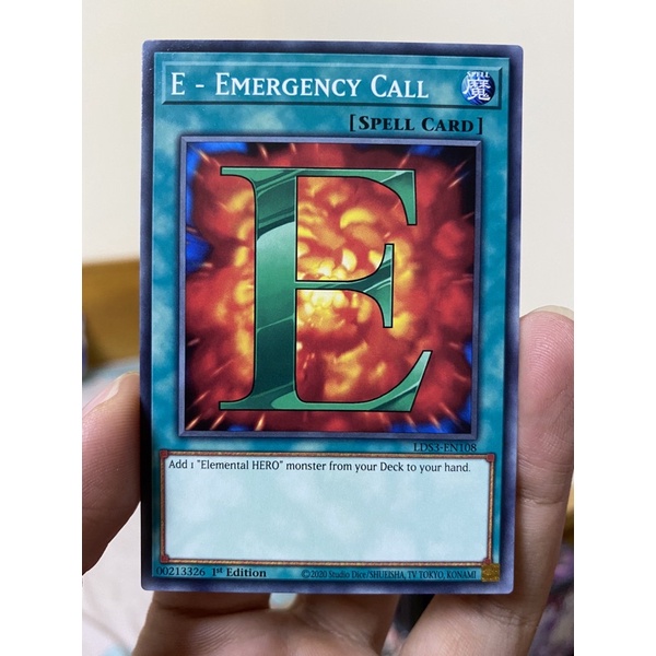 Thẻ bài Yugioh E - Emergency Call