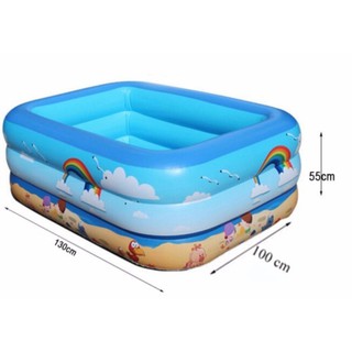 Bể bơi hồ bơi 3 tầng 1m3