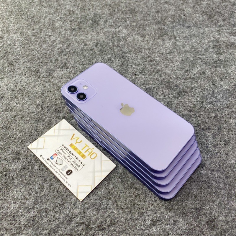 mô hình trưng bày iphone 12 / 12mini màu tím cực đẹp