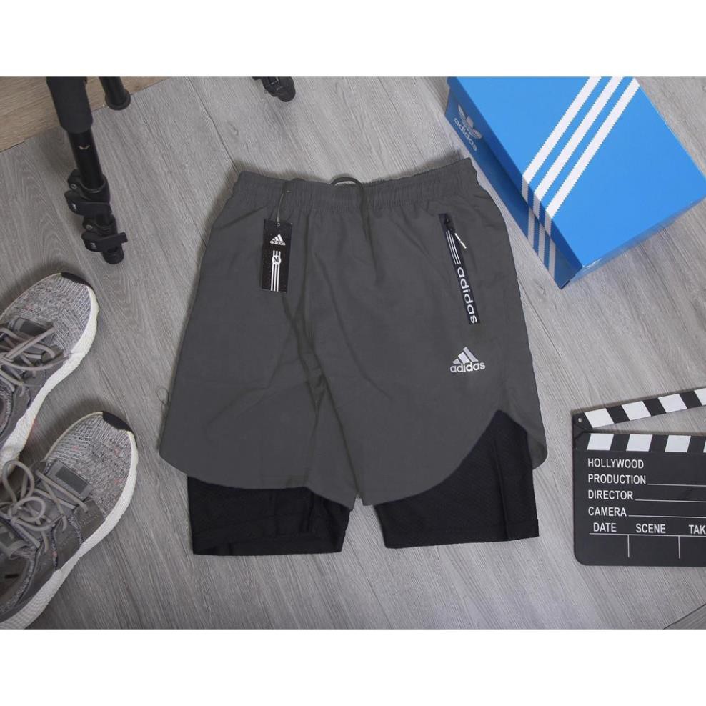 Quần Tập Gym, Thể Thao Nam 2 Lớp Adidas - Phúc Gym Store 💝