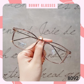 Gọng kính cận Bunny nam nữ kiểu dáng mắt vuông đa dạng màu sắc 8092
