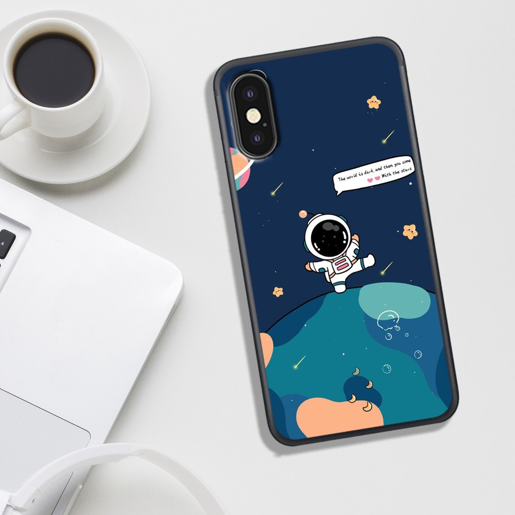 ỐP LƯNG IPHONE X/XR/XSMAX,   IN HÌNH PHI HÀNH GIA ĐÁNG YÊU VÀ NGỘ NGHĨNH.
