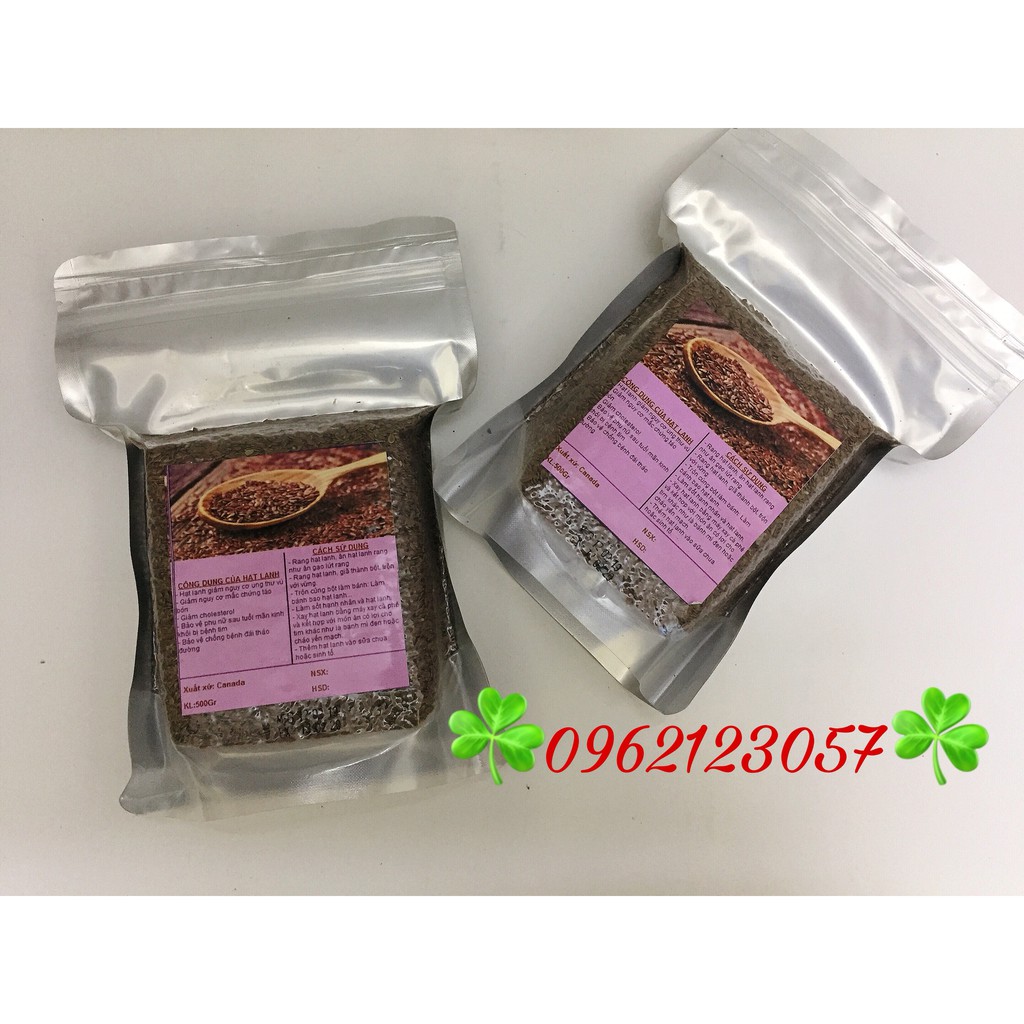 Hạt lanh Canada 1kg - hạt lanh nâu