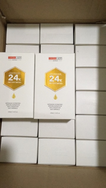 Serum dưỡng da vàng 24k Pure Gold Ampoule Thera Lady Úc 100ml