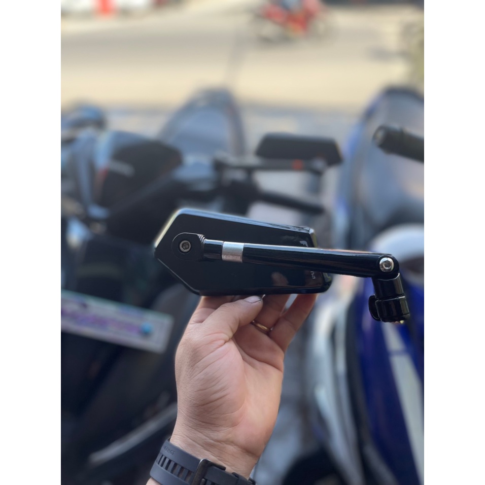 Kính lá XÉO gương lá XÉO mặt xanh chống chói màu đen