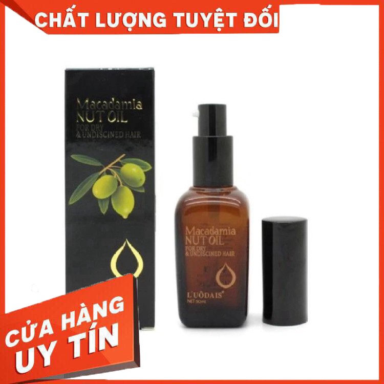 (CHÍNH HÃNG 100%) Tinh dầu dưỡng t&oacute;c MACADAMIA NUT OIL For Dry &amp; Undiscined Hair 50ml