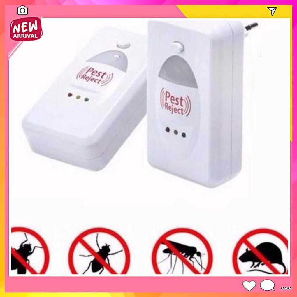 Máy Đuổi Côn Trùng Pest Rejeck - Tạo sóng siêu âm đuổi côn trùng, Đuổi Muỗi, Chuột, Đuổi Côn Trùng, Đuổi Mạt Rệ