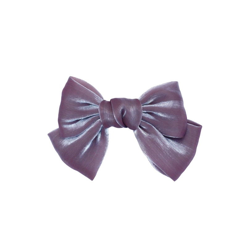 Kẹp tóc nơ J2081801 chất liệu satin bóng thời trang cho nữ