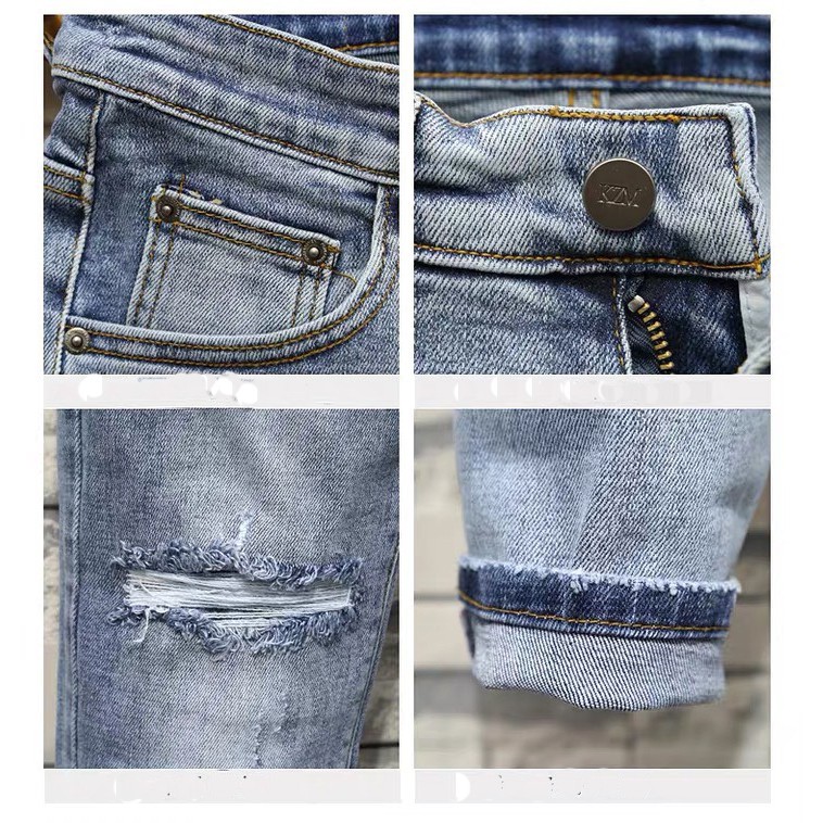Quần Jean Nam - Quần Bò Nam co dãn ôm form tôn dáng chuẩn, quần jean thời trang cao cấp nam Muradfashion mẫu NT601 | BigBuy360 - bigbuy360.vn