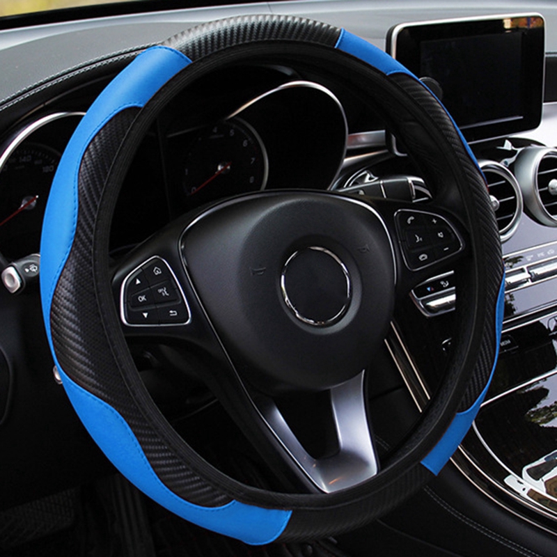 Vỏ Bọc Vô Lăng Xe Hơi Bằng Da Pu Chống Trượt