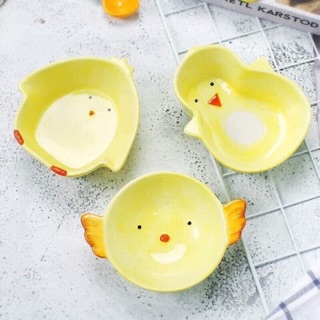 Bát sứ ăn dặm hình gà size to