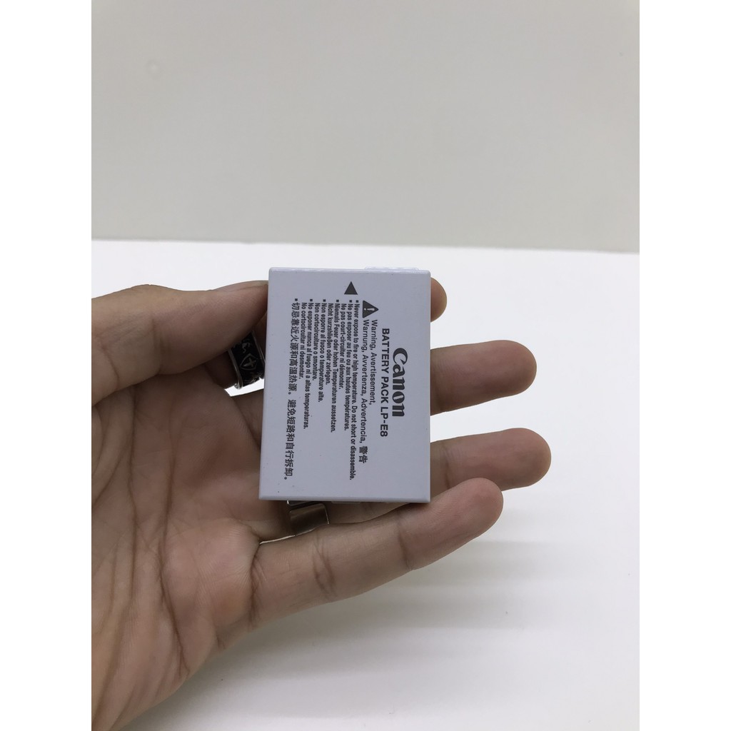 Pin Canon LP-E8  1120mAh cho thân máy Canon 550D, 600D, 650D, 700D, Dung lượng cao