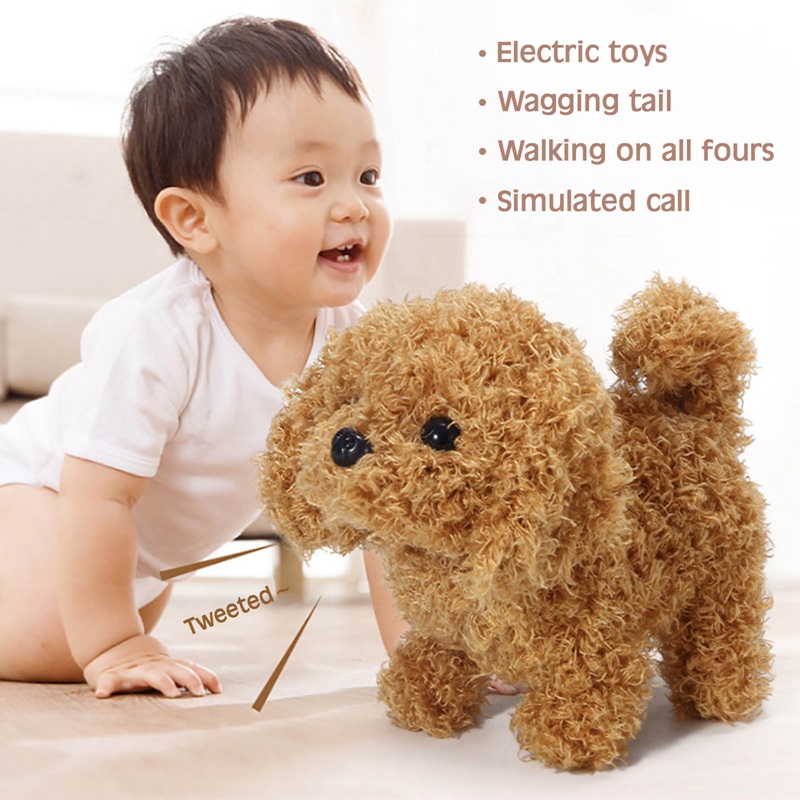 Chó Robot Nhồi Bông Thông Minh Cho Bé