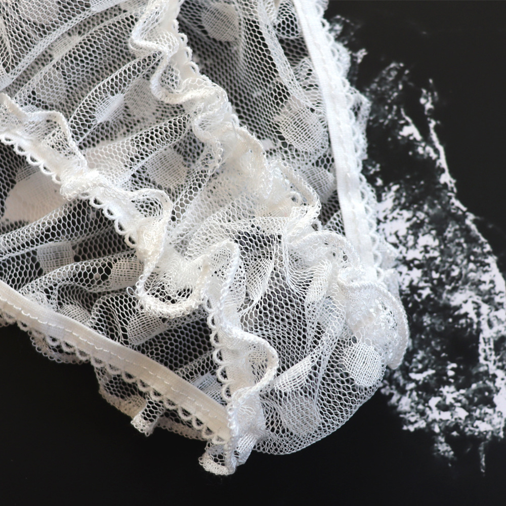 Set Đồ Lót Xuyên Thấu Họa Tiết Chấm Bi Điệu Đà Gợi Cảm Cho Nữ