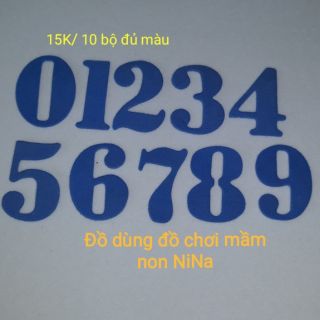BỘ SỐ ( TỪ SỐ 1 ĐẾN SỐ 10 )