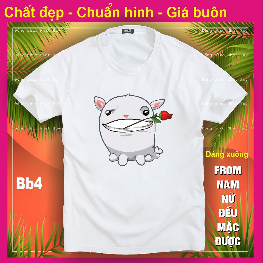 Áo thun icon bánh bao facebook BUN17,bao đổi trả,CHẤT ĐẸP