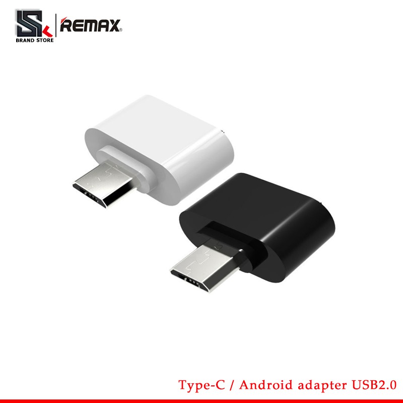 Đầu chuyển đổi Remax OTG đơn giản từ Android/ Micro USB / Type-C sang USB 2.0