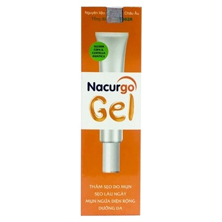 Nacurgo Gel - Giảm thâm sẹo, ngăn ngừa mụn