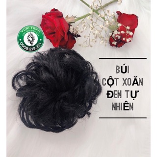 [ẢNH THẬT 100%] Tóc giả yuritran chính hãng (Búi cột xoăn 4 màu)